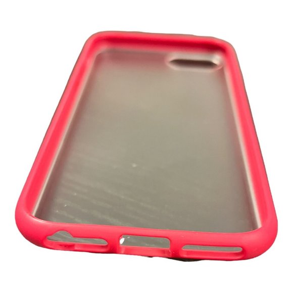 iPhone Clear & Pink Case For Apple iPhone 6/ 7 / 8G Plastic Case To Custom Decor - Picture 5 of 6